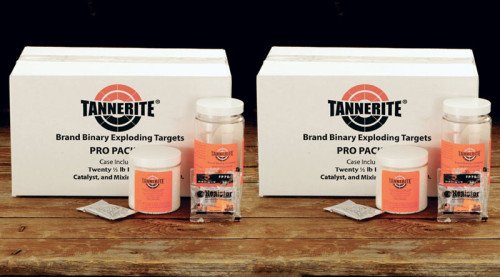 The Tannerite 2 Case Special is the company's most popular order, and has 24 pounds of explosives for $169.99.