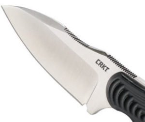 The CRKT Civet Drop Point design also has jimping on the spine.