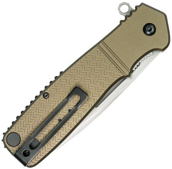 CRKT Homefront comes with a blade-up carry clip.