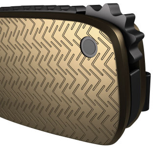 The tank tread gear on the rear of the grip completes the field strip.