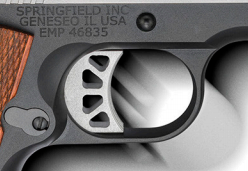 The machined EMP trigger has a 5-6 lb. pulle weight.