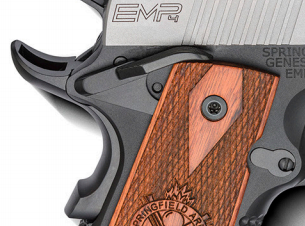 Ambidextrous manual safety levers increase versatility in shooting scenarios.