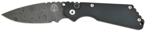 The Pro-Strider SnG Auto option with Damascus steel blade.