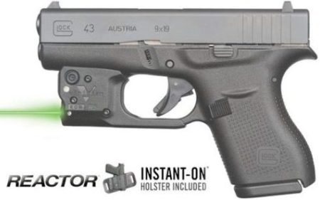 The Viridian R5 Reactor on the new Glock 43.