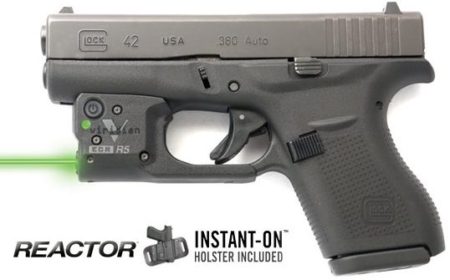 Viridian R5 on the Glock 42, .380 caliber pistol.