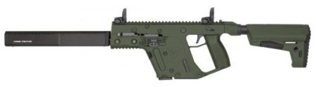 The Vector II CBR in OD Green has a collapsible stock and enhanced 16" barrel shroud.