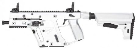 KRISS Vector SBR in white, is a nice cross-over from pistol to carbine.