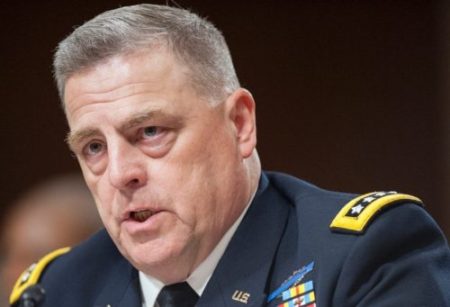 General Milley testifying before a Congressional hearing (photo by Stars and Stripes).