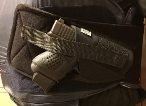 Telor Tactical Tagalong Ballistic Armor Holster has potential.