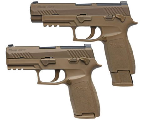 The U.S. Army's new handgun: Sig Sauer XM17.