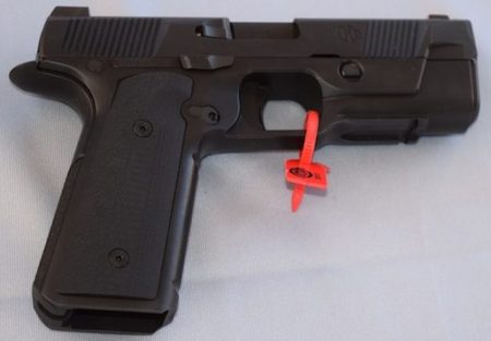 The final Hudson H9 is fairly lightweight, with excellent grip and trigger.