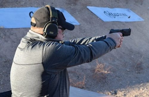 Shooting the H9 was very rewarding with reduced recoil, and an amazing trigger. Photo of Patrick from TFB.