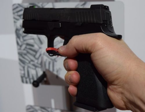 Holding the Sig Sauer P320 Carry was very comfortable and natural.