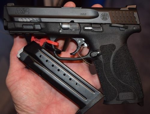 The M&P 2.0 9mm with its companion 17-round steel magazine.