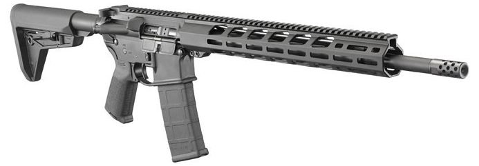 Ruger AR-556 MPR fitted with Magpul furniture