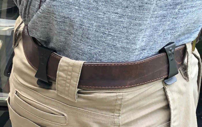 CrossBreed SuperTuck Holster Tucked In While Being Reviewed