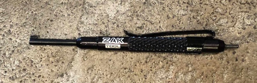 Zak Tool ZT14P Tactical High Strength Polymer Stealth Black Pocket Police Handcuff Key 