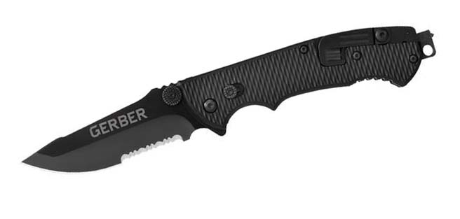 Gerber Hinderer CLS Knife with Glass Breaker