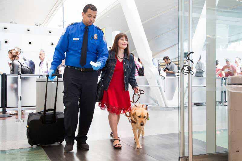 TSA Escort for Firearms Screening