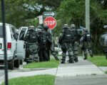 police tactical unit in action during an operation
